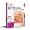 Cadre en bois personnalisable 30 x 42 cm - 100 messages coeurs