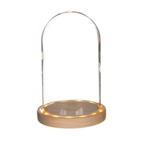Cloche en verre lumineuse 21, 5 cm x