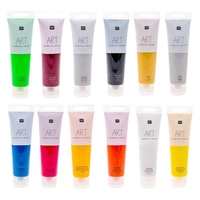 Coffret 12 peintures acryliques x 100 ml