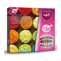 Coffret 6 colorants alimentaires en gel ProGel
