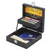 Coffret noir aquarelle - 24 demi-godets aqua extra-fine