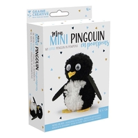 Coffret pompons pour enfants - Mon petit pingouin