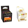 Colorant alimentaire en poudre Orange fluo + paillettes dor