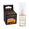 Colorant alimentaire en poudre Orange fluo + Poudre alimentaire iris
