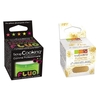 Colorant alimentaire en poudre Vert fluo + paillettes dor