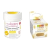 Colorant alimentaire Jaune + paillettes dor