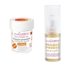 Colorant alimentaire Orange + Poudre iris