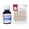 Colorant pour bougie 27 ml bleu + Ficelle dor