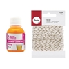 Colorant pour bougie 27 ml jaune + Ficelle dor