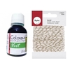 Colorant pour bougie 27 ml vert + Ficelle dor