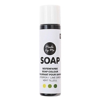 Colorant pour savon vert tilleul - 10 ml
