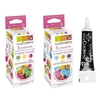 Colorants alimentaires naturels rouge,  jaune,  vert,  orange,  bleu,  violet + Stylo gla