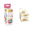 Colorants naturels pourpre-orange-bleu + paillettes dor