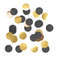 Confettis 20 g - noir-dor
