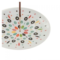 Coupelle porte-encens en porcelaine - Samba