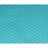 Coupon de tissu 55 x 45 cm - Fleurs bleues