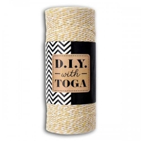 Ficelle beige & blanche 100 m