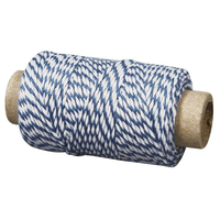 Ficelle bicolore bleu et blanc 35 m x
