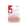 Ficelle bicolore orange et blanc 35 m x