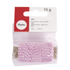 Ficelle bicolore rose et blanc 35 m x