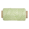 Ficelle bicolore vert clair et blanc 35 m x