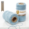 Ficelle bleue & blanche 20 m + 20