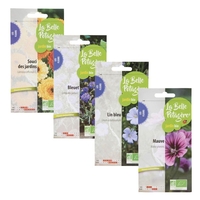 Fleurs comestibles - 4 sachets de graines