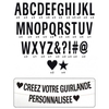 Guirlande de lettres