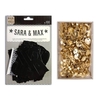 Guirlande de lettres noires