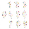 Kit 10 bougies anniversaire chiffres