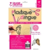 Kit plastique dingue 4 feuilles 26 x 20 cm - 2 or & 2 argent