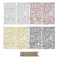 Kit stickers alphabets