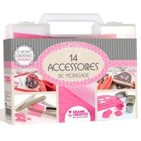 Mallette 14 accessoires de modelage en p