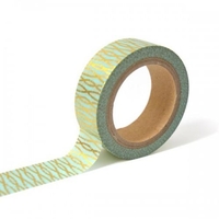 Masking tape bleu avec fils entrelac