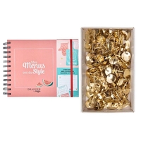 Menu planner Jungle + 150 punaises dor