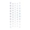 Mini stickers holographiques argent