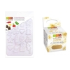 Moule en plastique pour bonbons et chocolats + paillettes dor