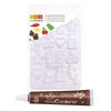 Moule en plastique pour bonbons et chocolats + Stylo chocolat