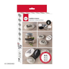 Moule en silicone 6 cailloux et galets 14, 5 x 26 x 3, 5 cm