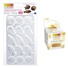 Moule rigide pour fritures en chocolat + paillettes dor