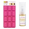 Moules oursons guimauve-chocolat + 1 poudre alimentaire iris