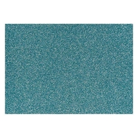 Papier thermocollant bleu paillet