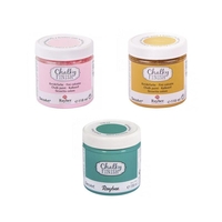 Peinture craie Chalky Finish 118 ml x 3 - mirabelle-vert d