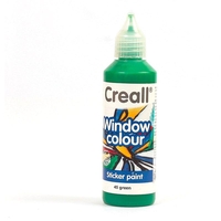 Peinture repositionnable pour vitres Creall Glass 80 ml - vert