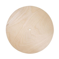 Plaque bois ronde pour horloge 25 cm