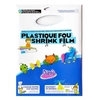 Plastique fou - 7 feuilles transparentes ponc