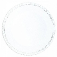 Plat dentelle rond