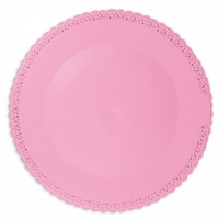 Plat dentelle rond