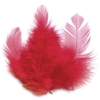 Plumes de coq 10 cm - rouge