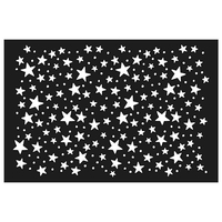 Pochoir 15 x 10 cm - Etoiles